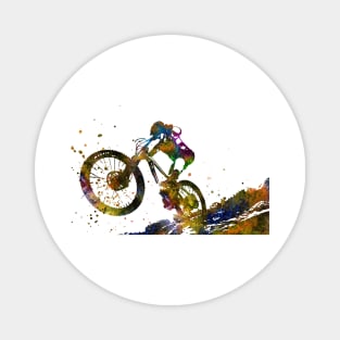 Mountain biking Magnet